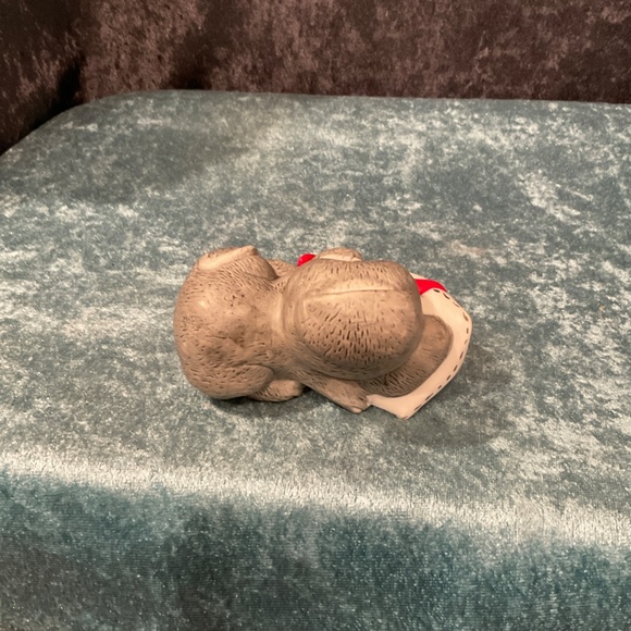 Set of Two Vintage Sleeping Mouse Stocking Holder, In Box - Picture 2 of 4